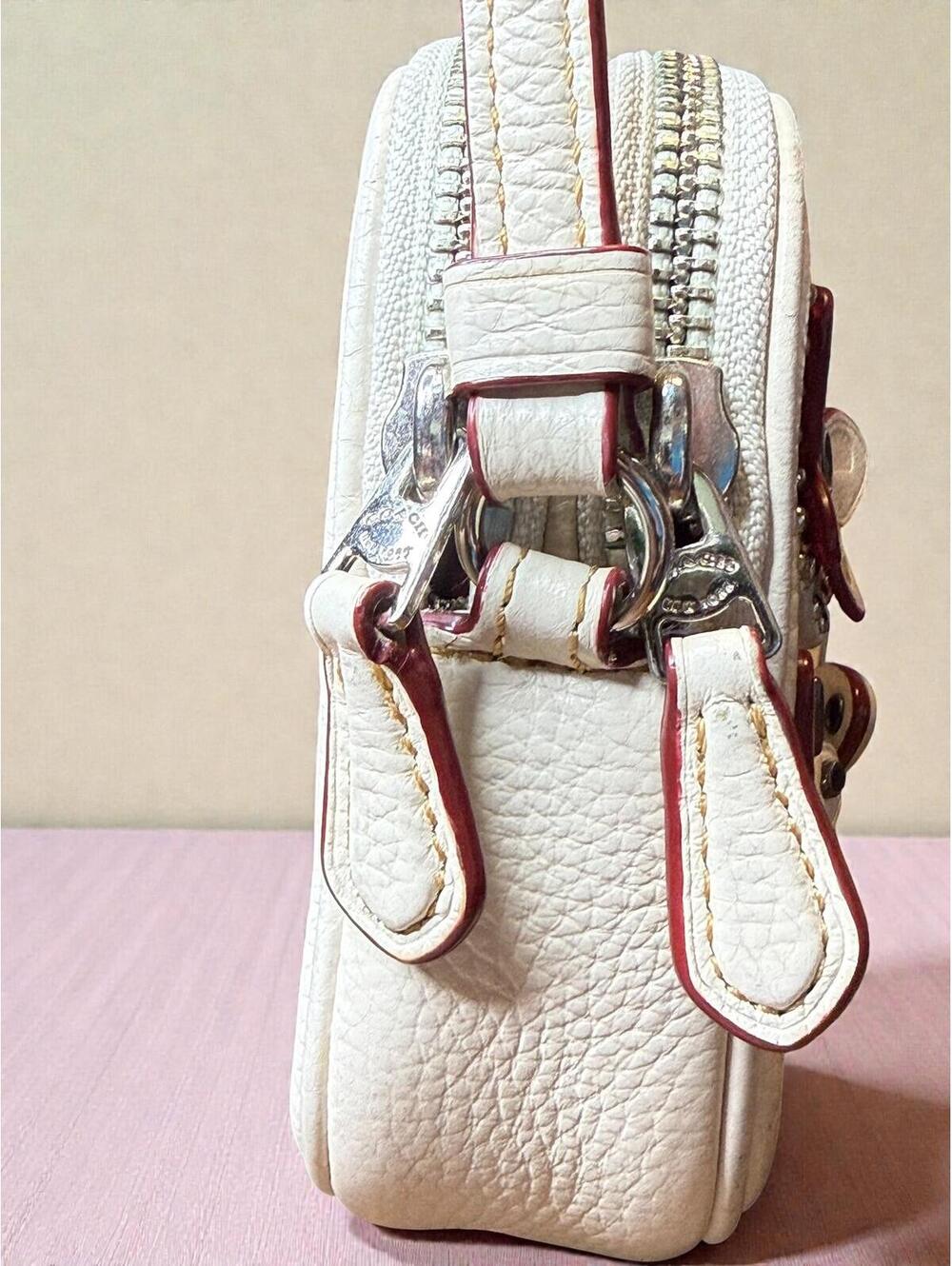 Coach Crossbody in Pebble Leather With Butterfly Applique - Picture 8 of 14
